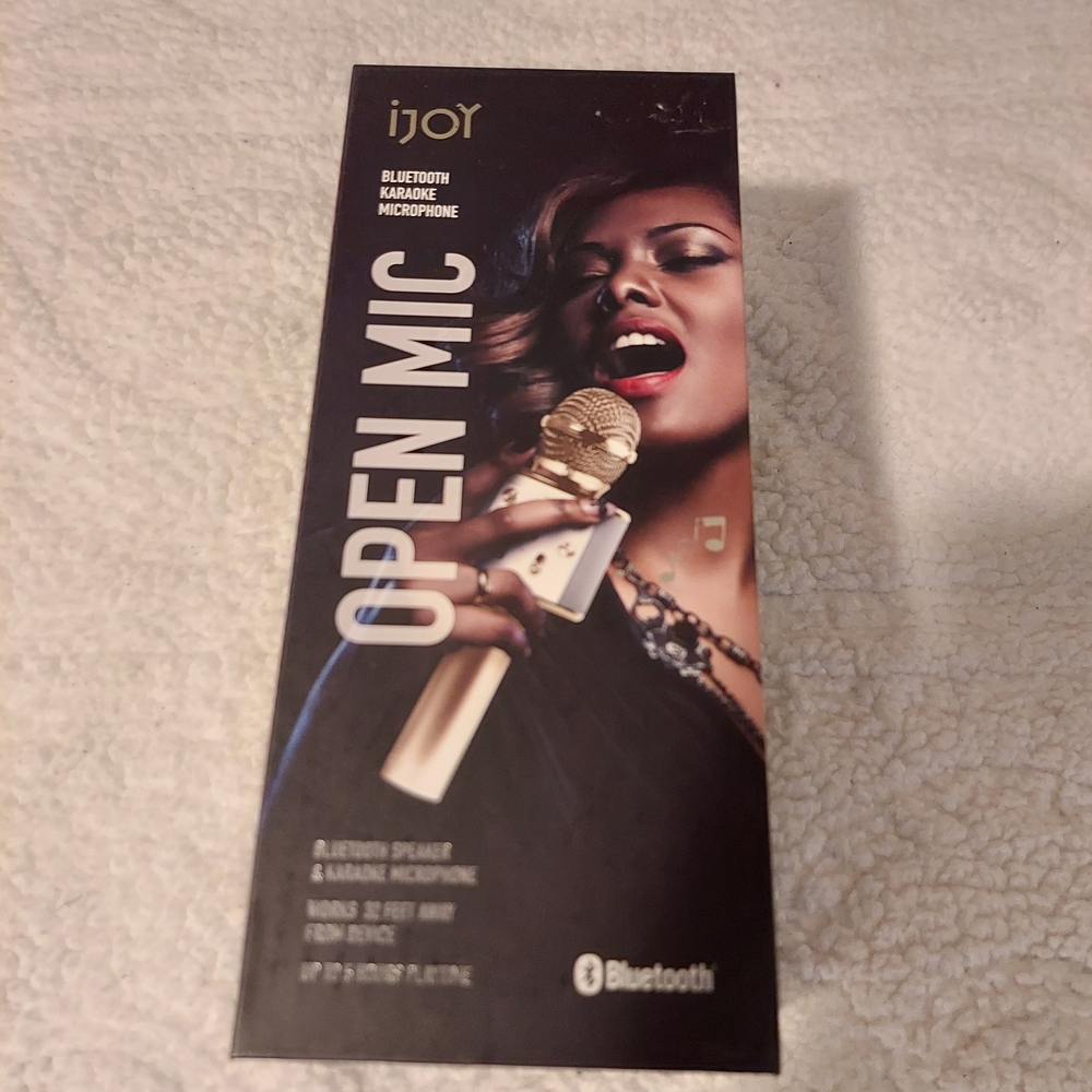 iJoy Gold Bluetooth Karaoke Microphone